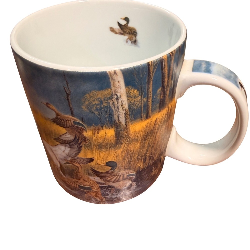 Otagiri‎ Mallard Ducks Wildlife Ceramic Coffee Mug Made In Japan Cabin Lakehouse